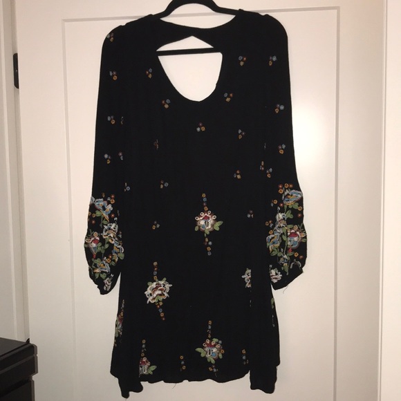 Free People Dresses & Skirts - Free People Hand Stitched Mini Dress